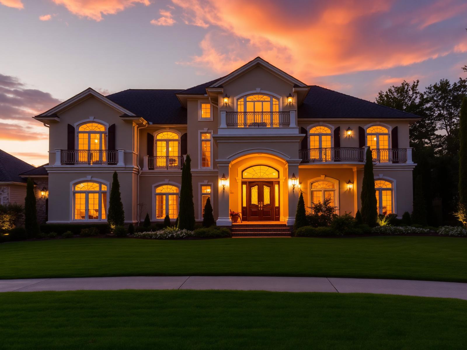 A welcoming Fresh Start home at golden hour